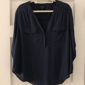 Torrid navy top